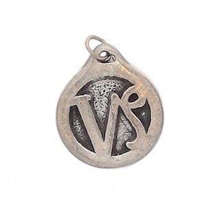 Zodiac Sign Capricorn PENDANT pewter NEW round